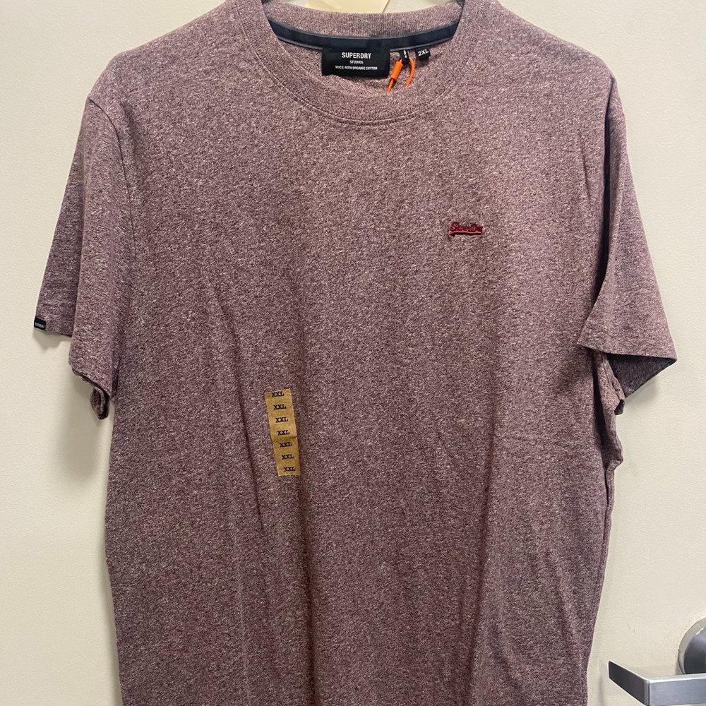 Burgundy Superdry T-Shirt